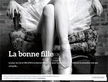 Tablet Screenshot of labonnefille.com